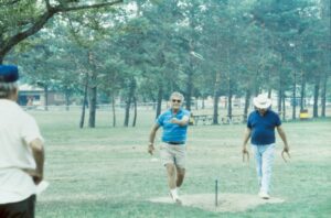 Horseshoes, picnic, 1988, Leonard, Bill, Pau