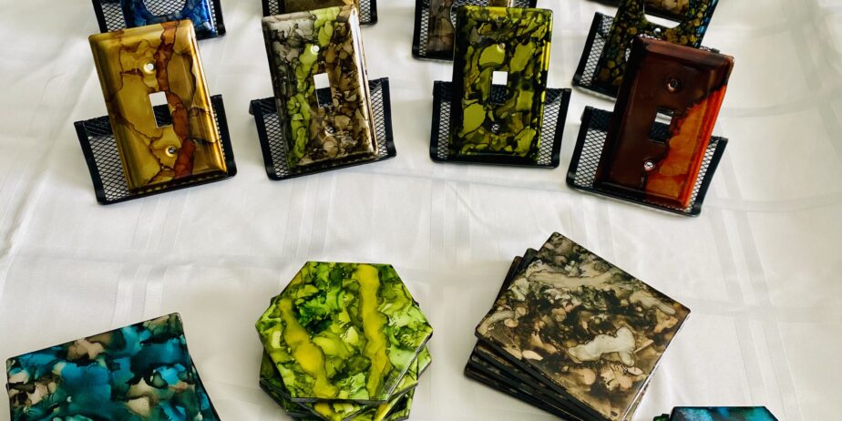 Wall Plate and Coasters