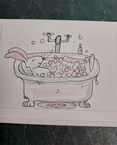 handmade water color cards
