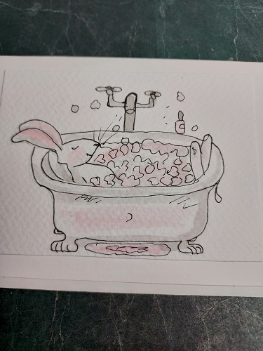 handmade water color cards