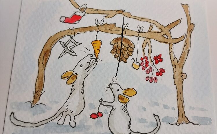 handmade water color cards